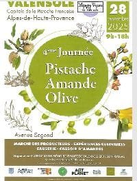 Fête de la Pistache, de l’Amande et de l’Olive, Valensole le 28 septembre 2025