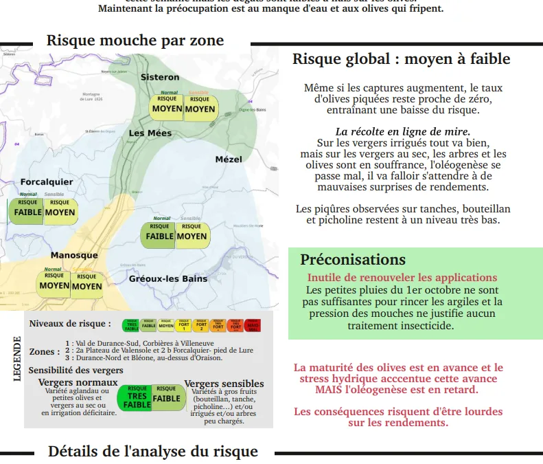 Risque mouche au 1er octobre 2026